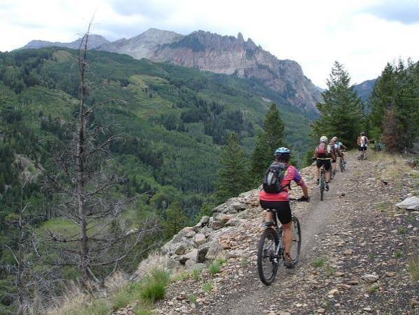 Mountain biking on the Uncompahgre Plateau