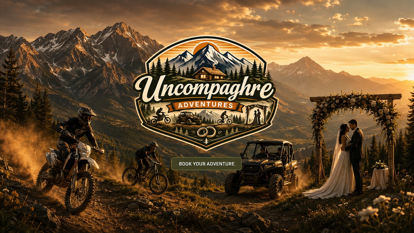 Uncompahgre Adventures desktop mountain header