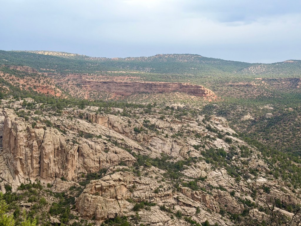 Scenic mountain view from the Uncompahgre Plateau