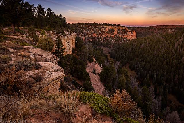 Sunset on the Uncompahgre Plateau